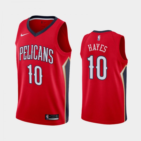 Jaxson Hayes New Orleans Pelicans #10 Men's Statement 2019 NBA Draft Jersey - Red