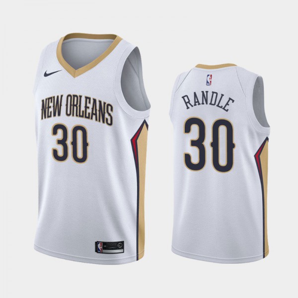 Julius Randle New Orleans Pelicans #30 Men's Association 2019 season Jersey - White