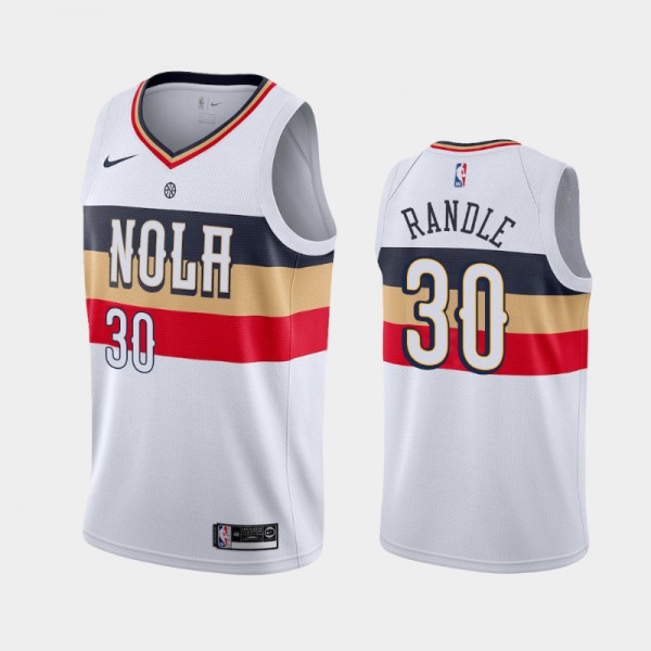 Julius Randle New Orleans Pelicans #30 Men's Earned 2018-19 Jersey - White