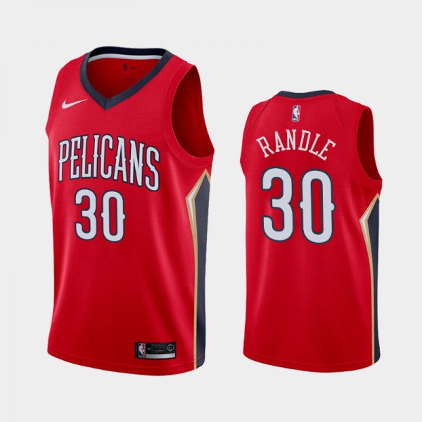 Julius Randle New Orleans Pelicans #30 Men's Statement 2019 season Jersey - Red