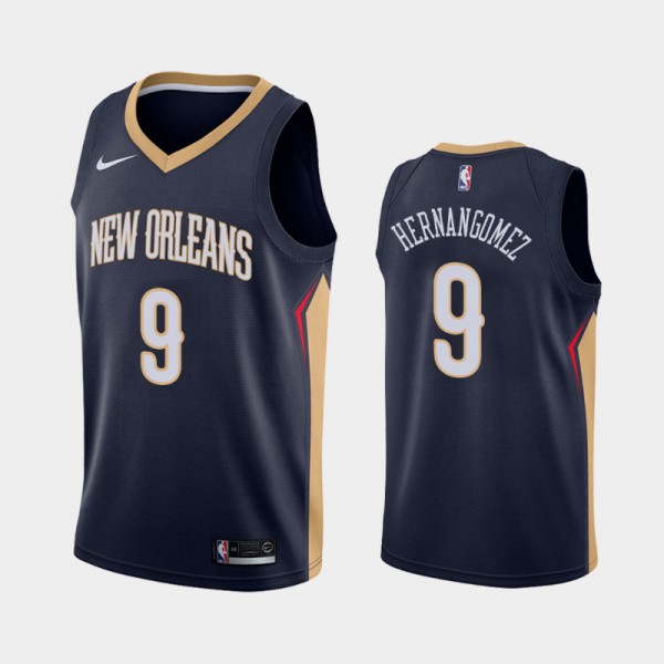 Willy Hernangomez New Orleans Pelicans #9 Men's Icon 2020-21 Jersey - Navy